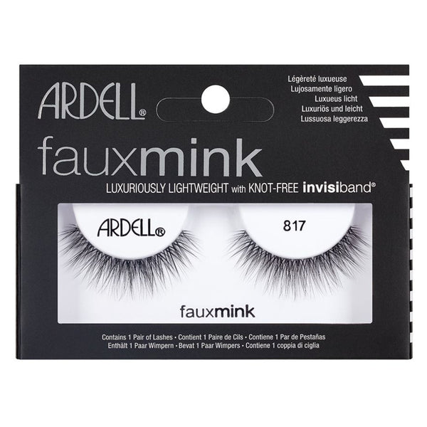 Ardell Faux Mink Wimpern 817 – Natürlich Aussehende Kunstwimpern Aus Faux Mink