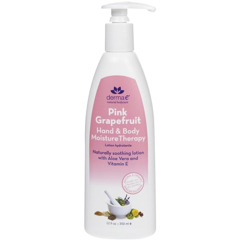 Derma E Pink Grapefruit Hand and Body Lotion 12 oz