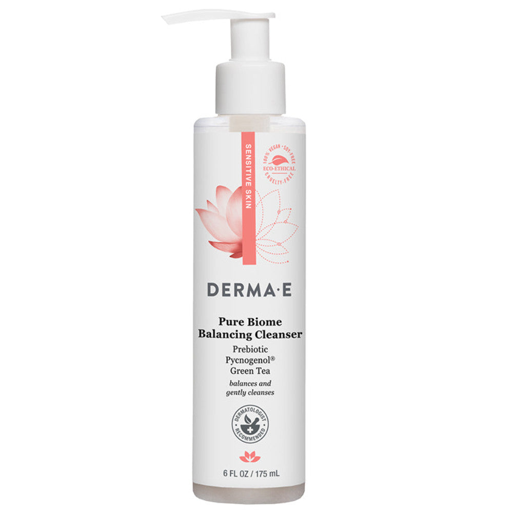Derma E Pure Biome Balancing Cleanser 6 oz