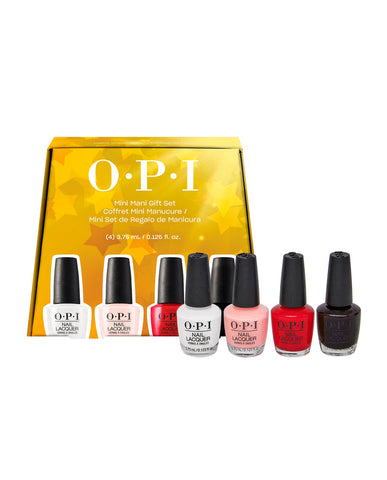 OPI Nail Lacquer 4 Pcs Mini Mani Kit-Holiday 24 - Image Beauty