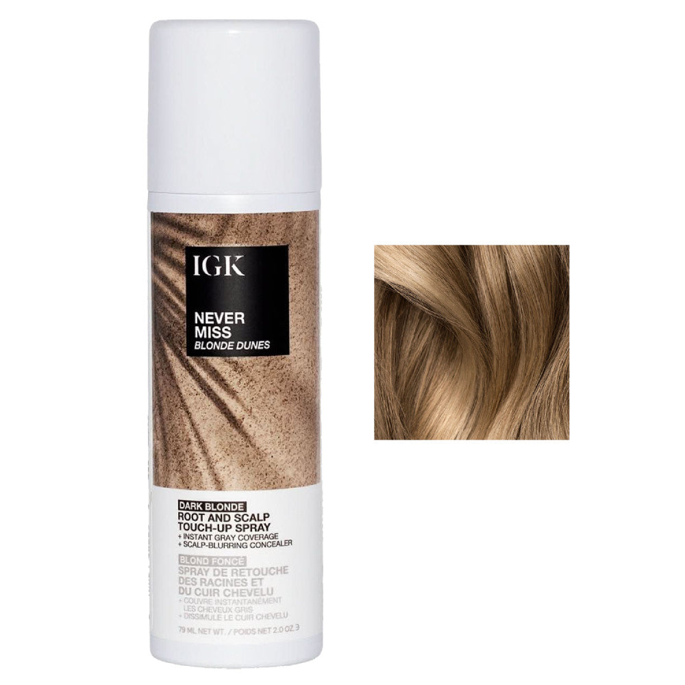 IGK Never Miss Root Spray Dark Blonde