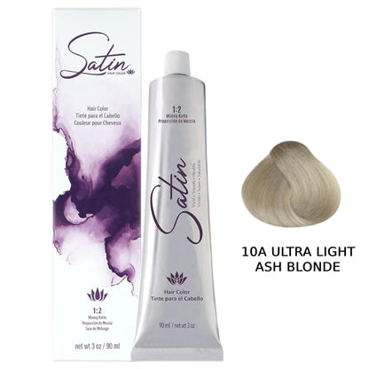 Satin Hair Color 3 oz - 10A Ultra Light Ash Blonde