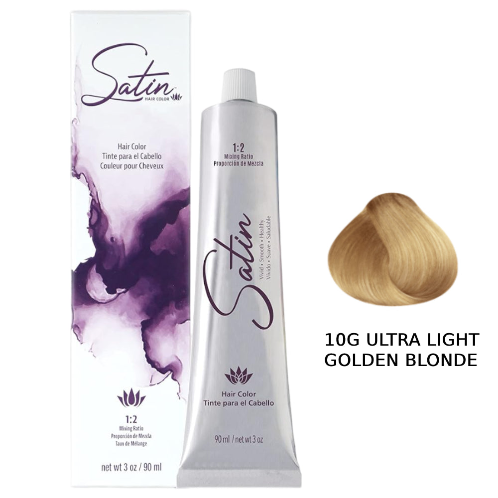 Satin Hair Color 3 oz - 10G Ultra Light Golden Blonde