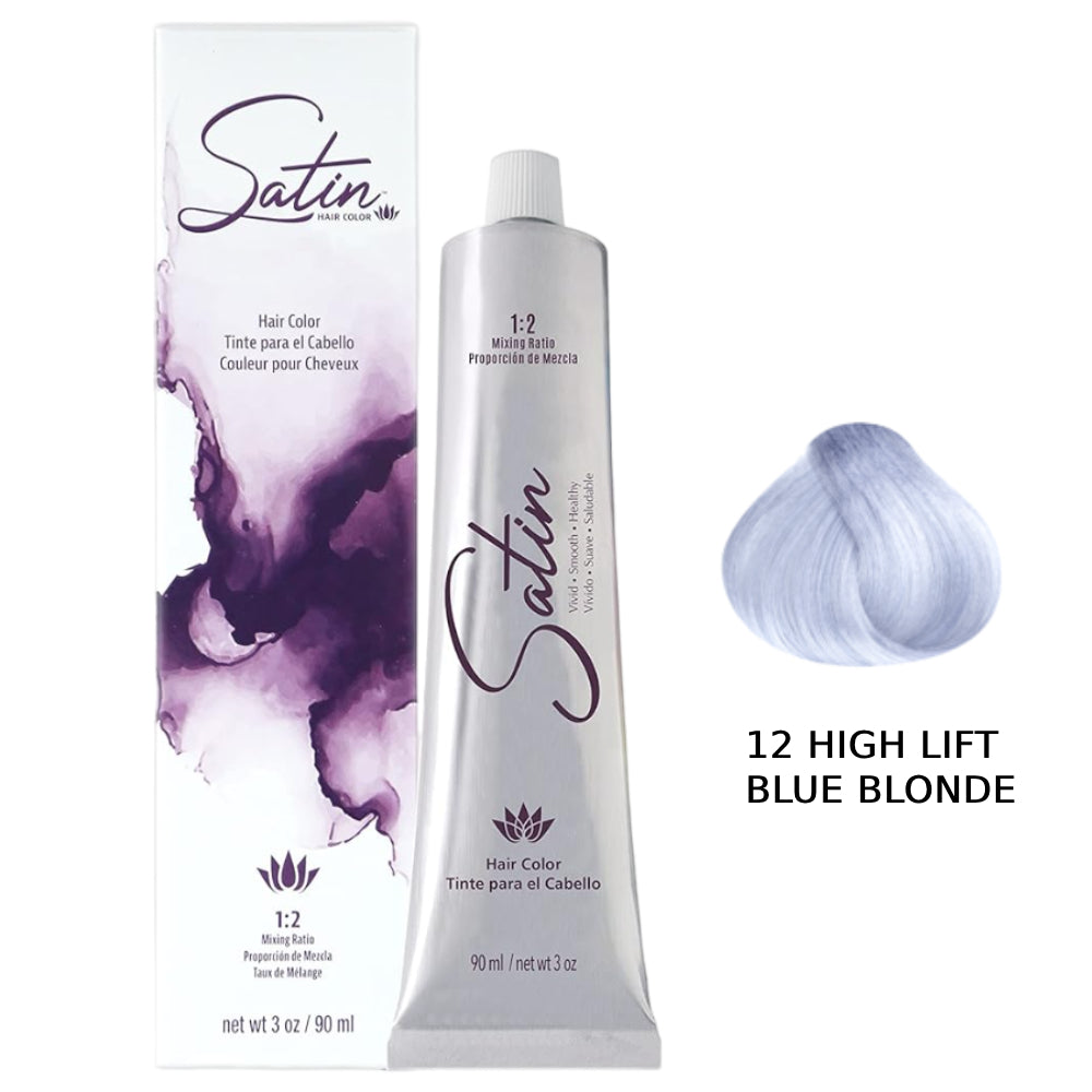 Satin Hair Color 3 oz - 12 High Lift Blue Blonde