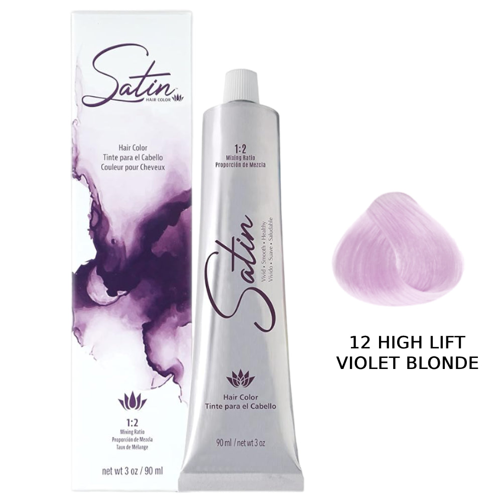 Satin Hair Color 3 oz - 12 High Lift Violet Blonde