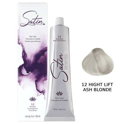 Satin Hair Color 3 oz - 12 Hight Lift Ash Blonde