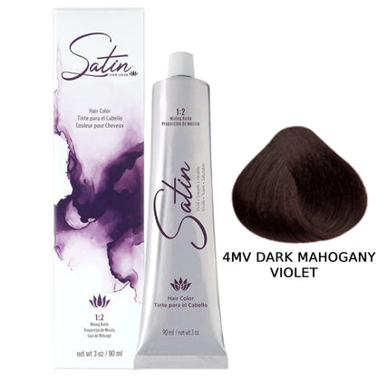 Satin Hair Color 3 oz - 4MV Dark Mahogany Violet