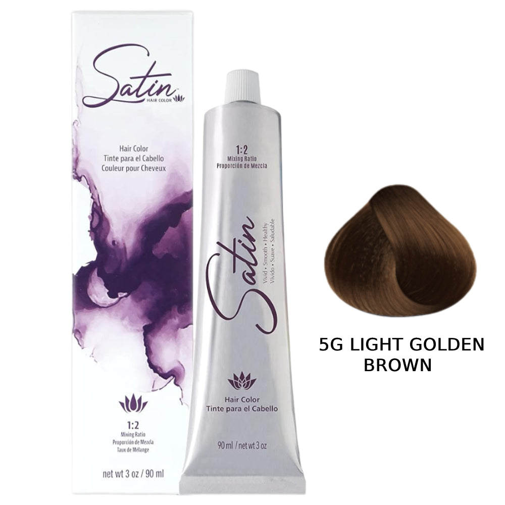 Satin Hair Color 3 oz - 5G Light Golden Brown