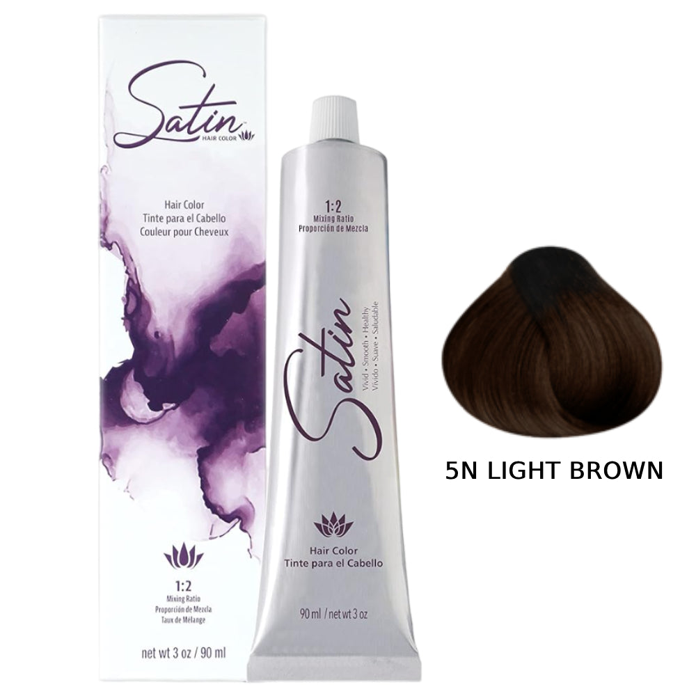 Satin Hair Color 3 oz - 5N Light Brown