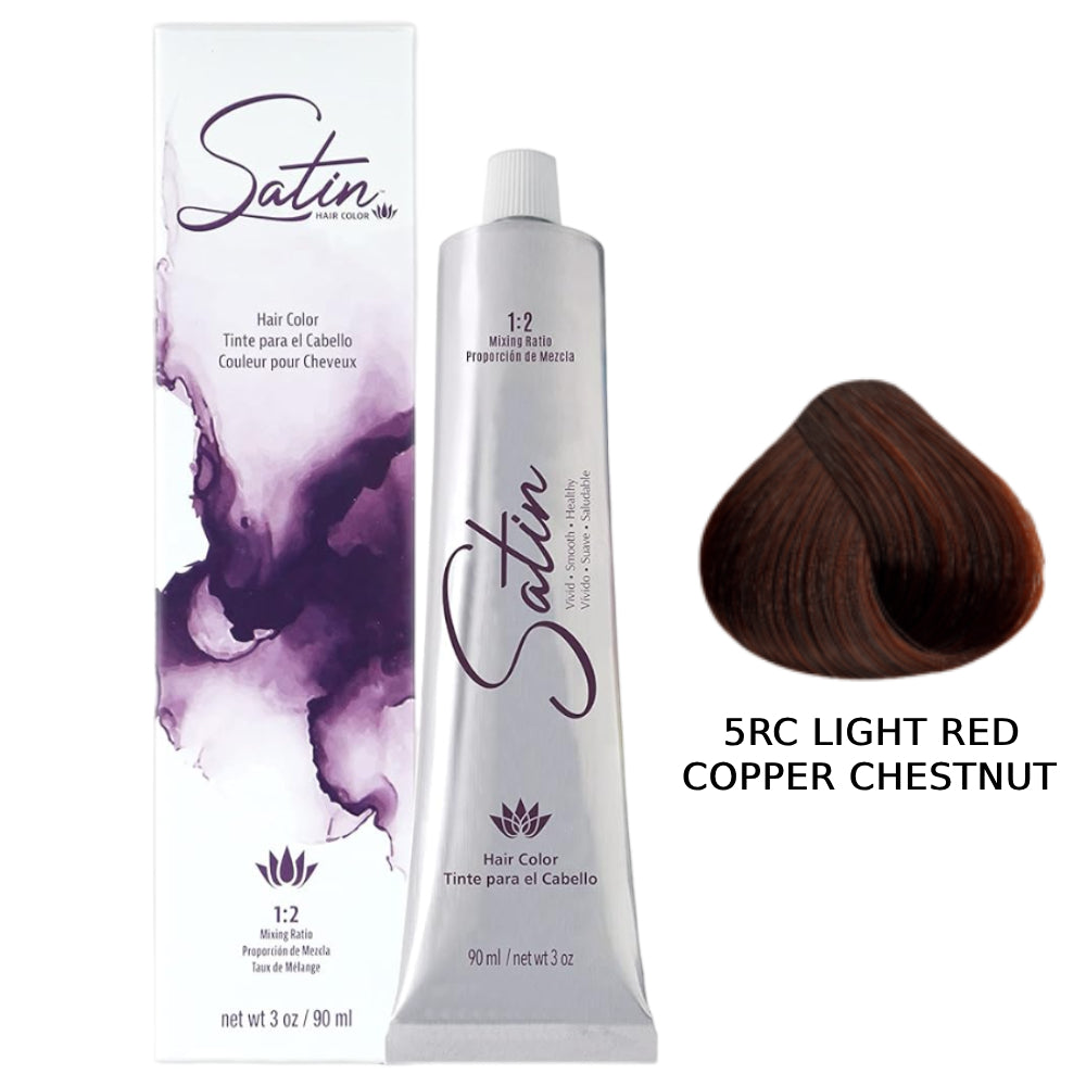 Satin Hair Color 3 oz - 5RC Light Red Copper Chestnut