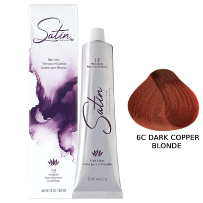 Satin Hair Color 3 oz - 6C Dark Copper Blonde