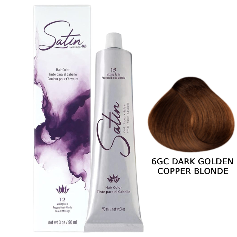 Satin Hair Color 3 oz - 6GC Dark Golden Copper Blonde