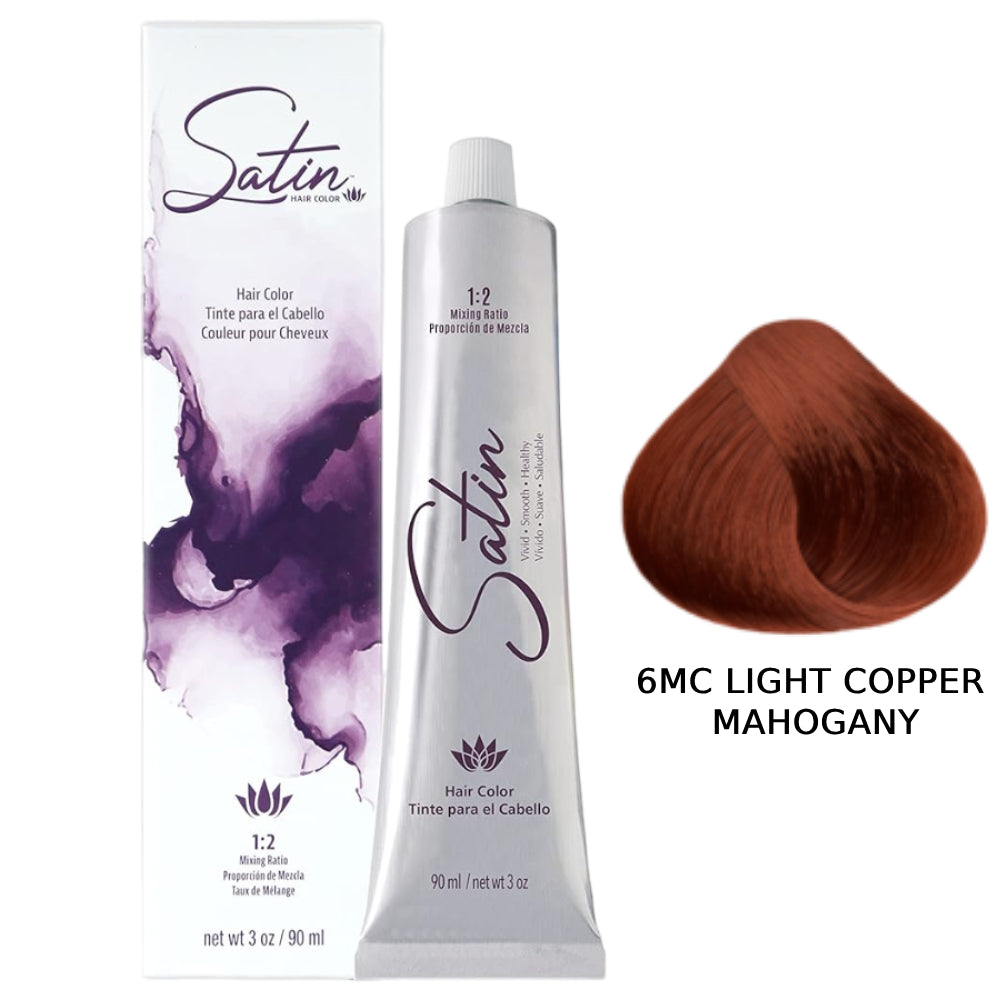 Satin Hair Color 3 oz - 6MC Light Copper Mahogany