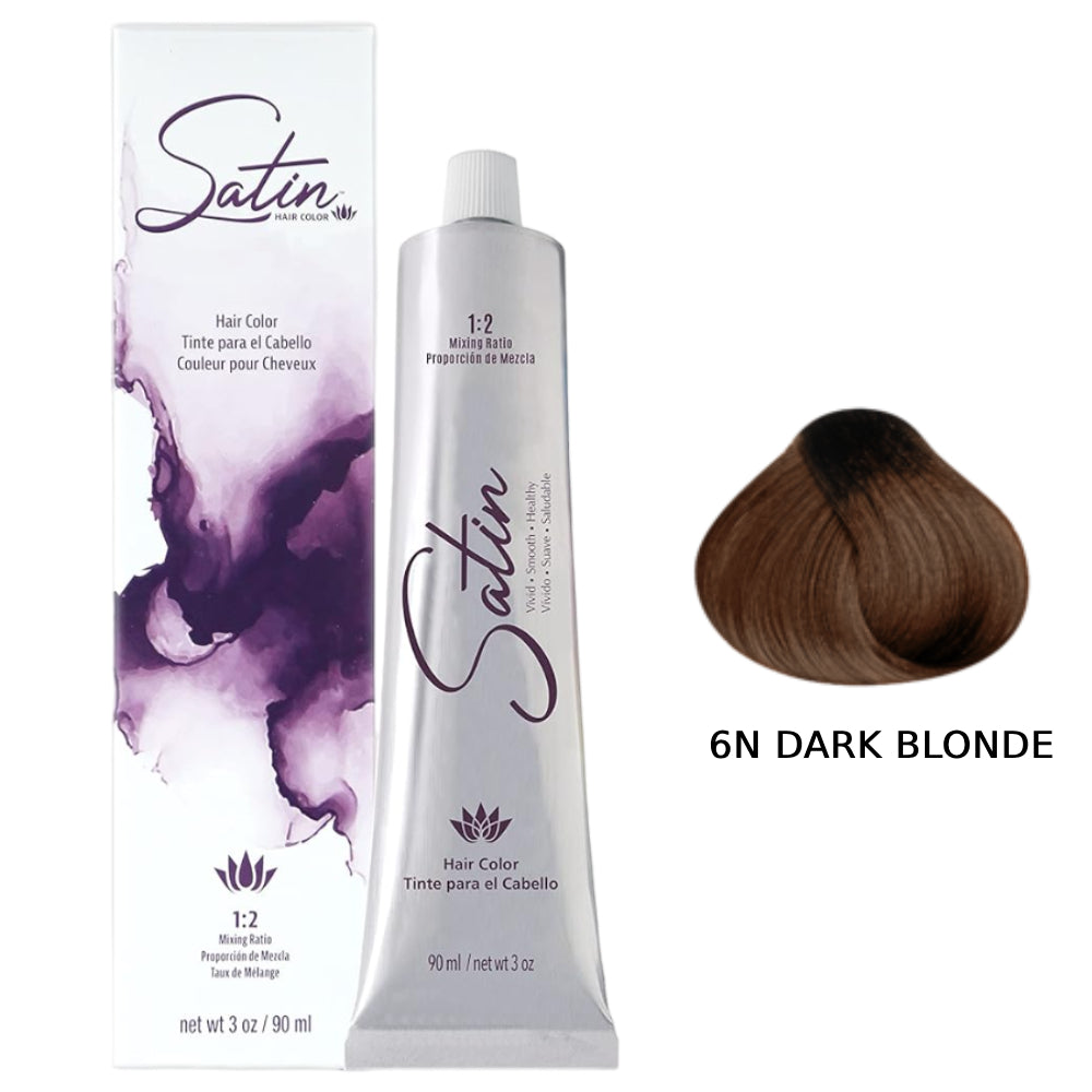 Satin Hair Color 3 oz - 6N Dark Blonde