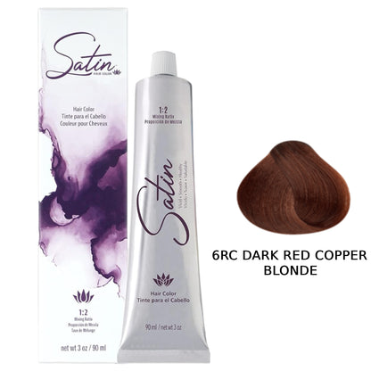Satin Hair Color 3 oz - 6RC Dark Red Copper Blonde