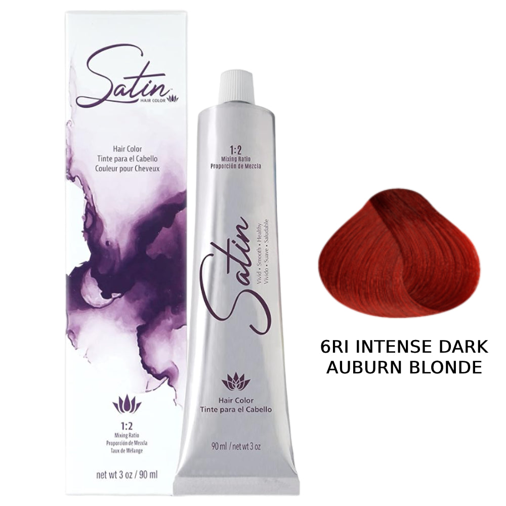 Satin Hair Color 3 oz - 6RI Intense Dark Auburn Blonde