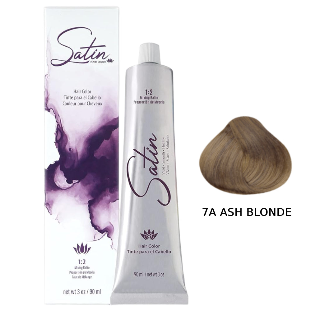 Satin Hair Color 3 oz - 7A Ash Blonde