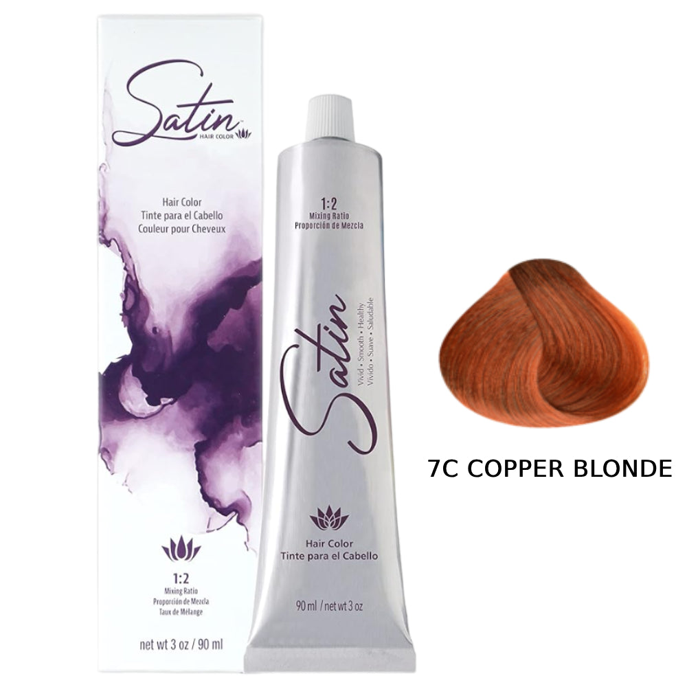 Satin Hair Color 3 oz - 7C Copper Blonde