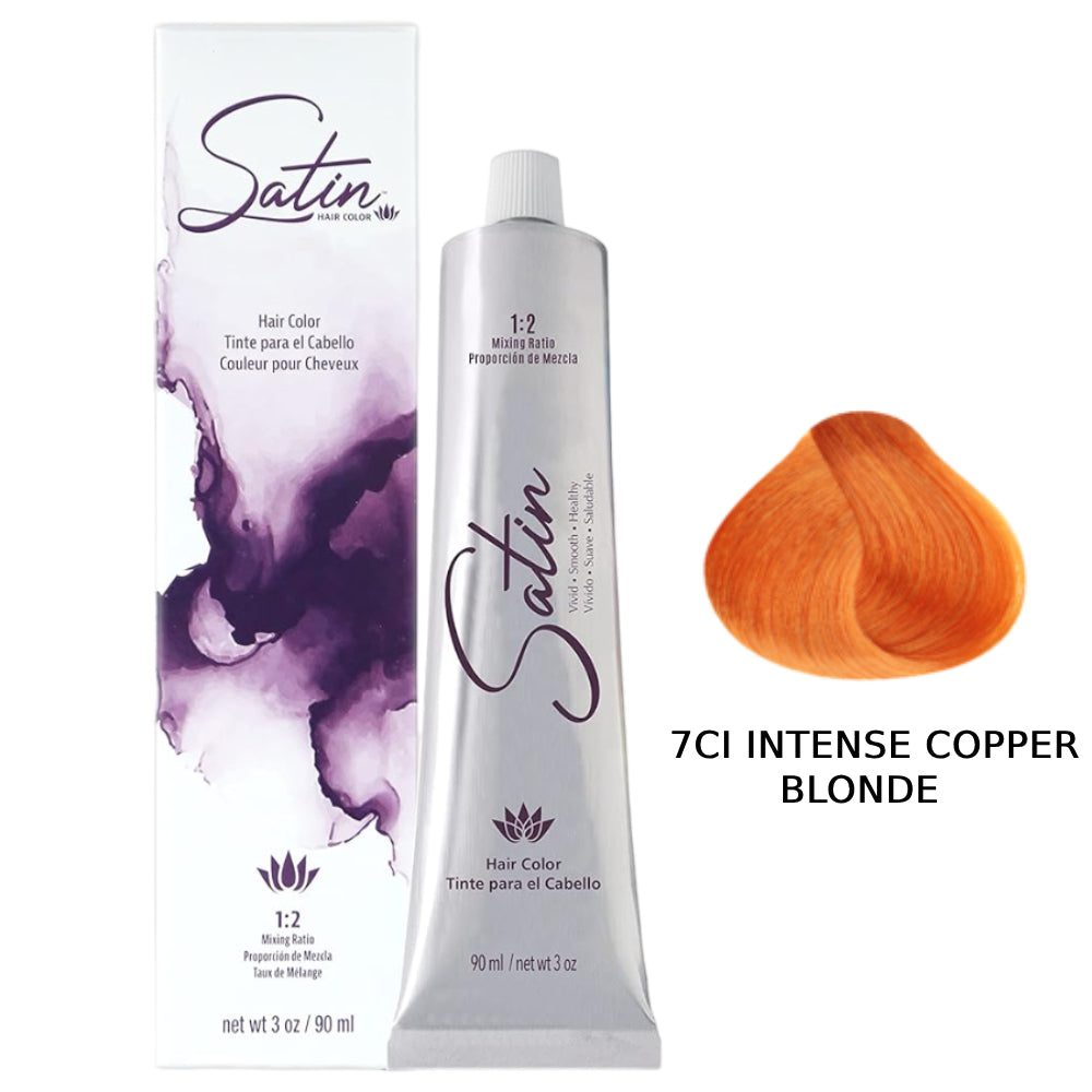 Satin Hair Color 3 oz - 7CI Intense Copper Blonde