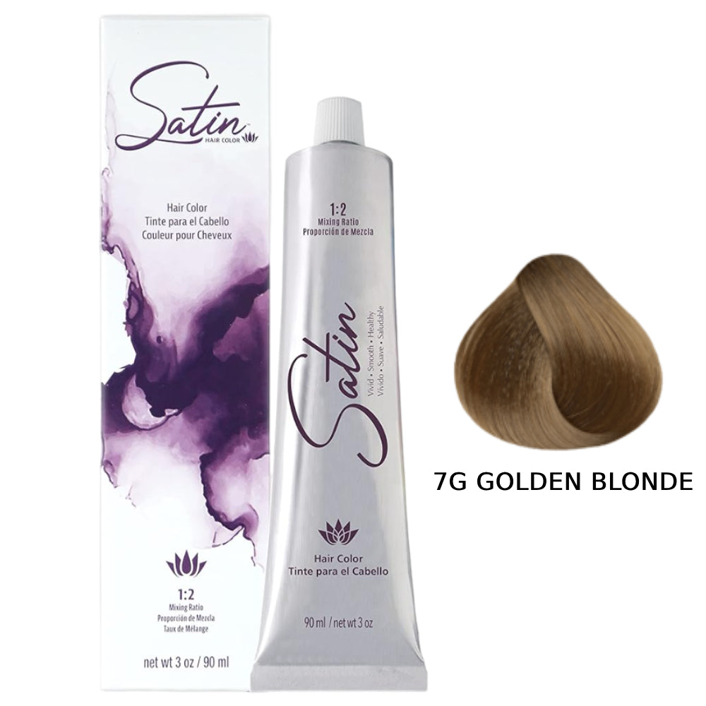 Satin Hair Color 3 oz - 7G Golden Blonde