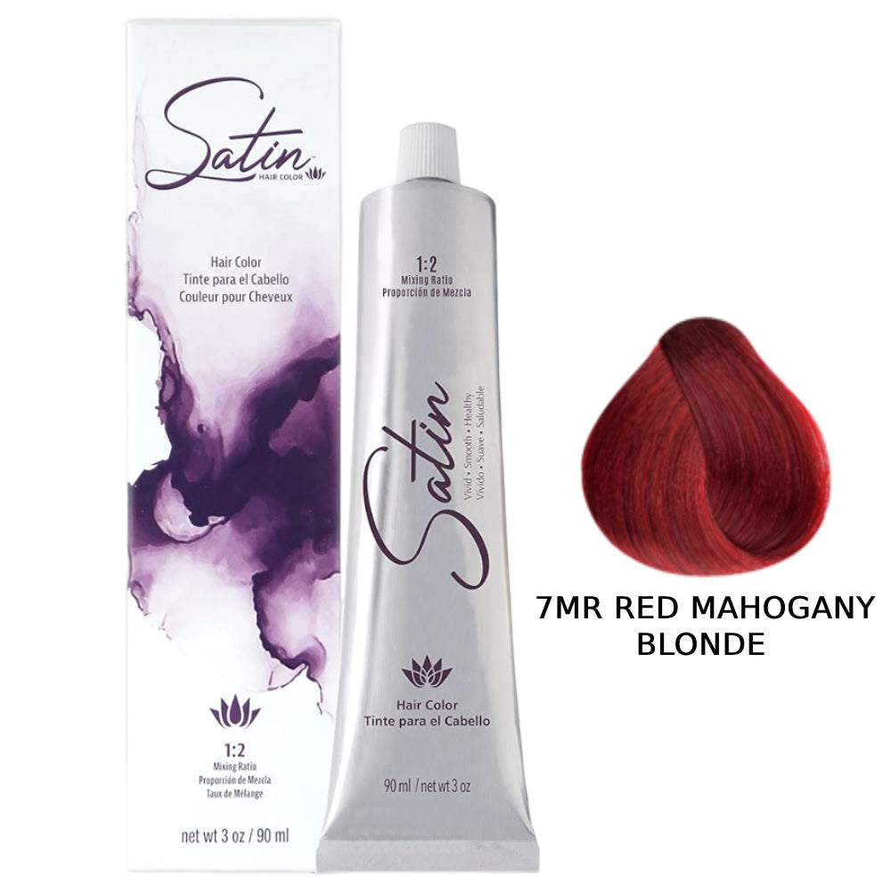 Satin Hair Color 3 oz - 7MR Red Mahogany Blonde