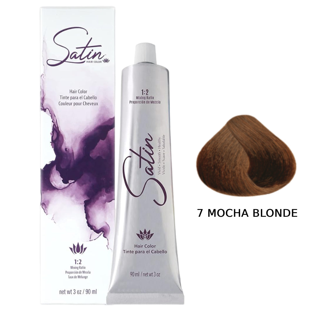 Satin Hair Color 3 oz - 7 Mocha Blonde