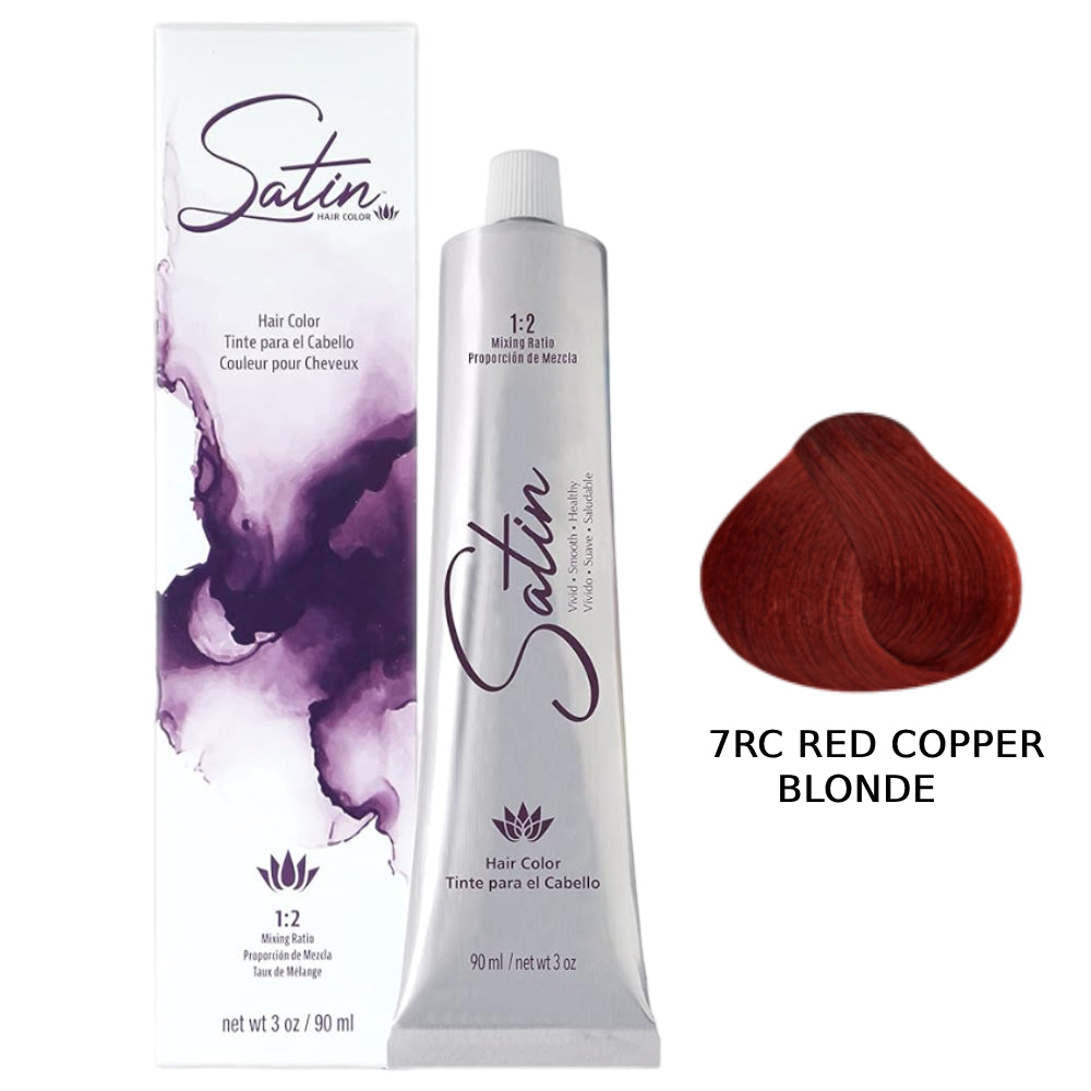 Satin Hair Color 3 oz - 7RC Red Copper Blonde
