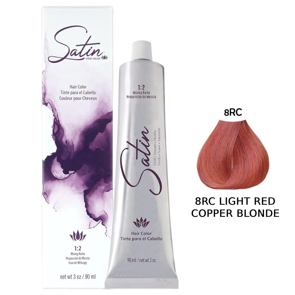 Satin Hair Color 3 oz - 8RC Light Red Copper Blonde