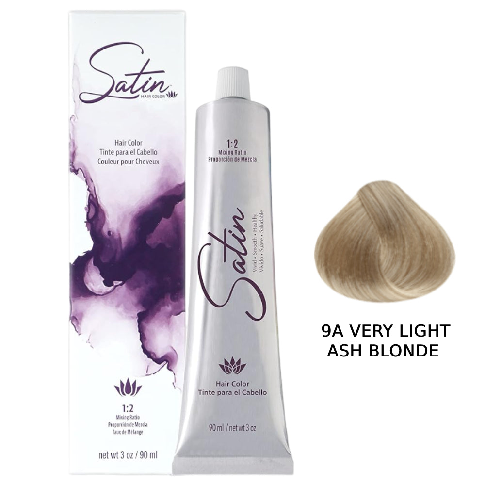 Satin Hair Color 3 oz - 9A Very Light Ash Blonde