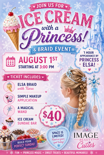 Ice Cream with a Princess Event