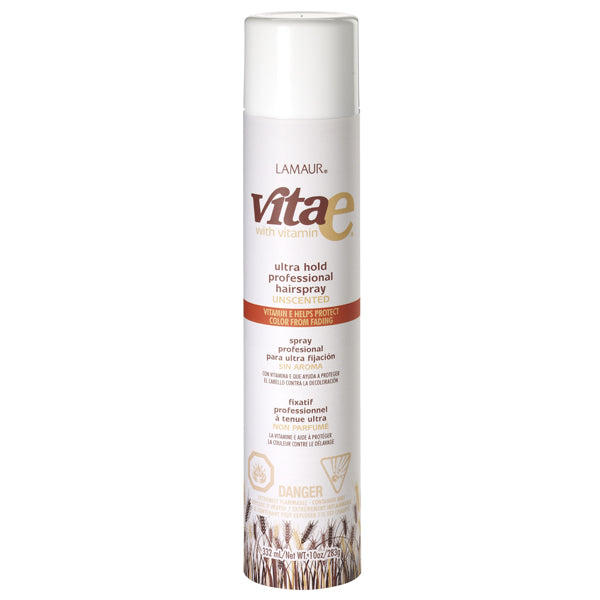 Lamaur Vita E Hair Spray Unscented Ultra Hold 10 Oz 55%VocHair SprayLAMAUR