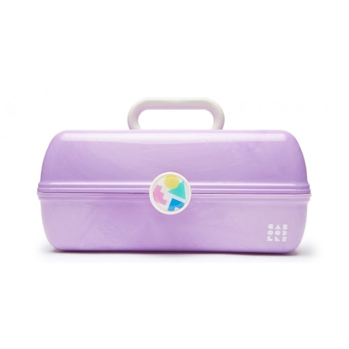 Caboodles On-The-Go Girl Makeup Box, Hot Pink Sparkle 