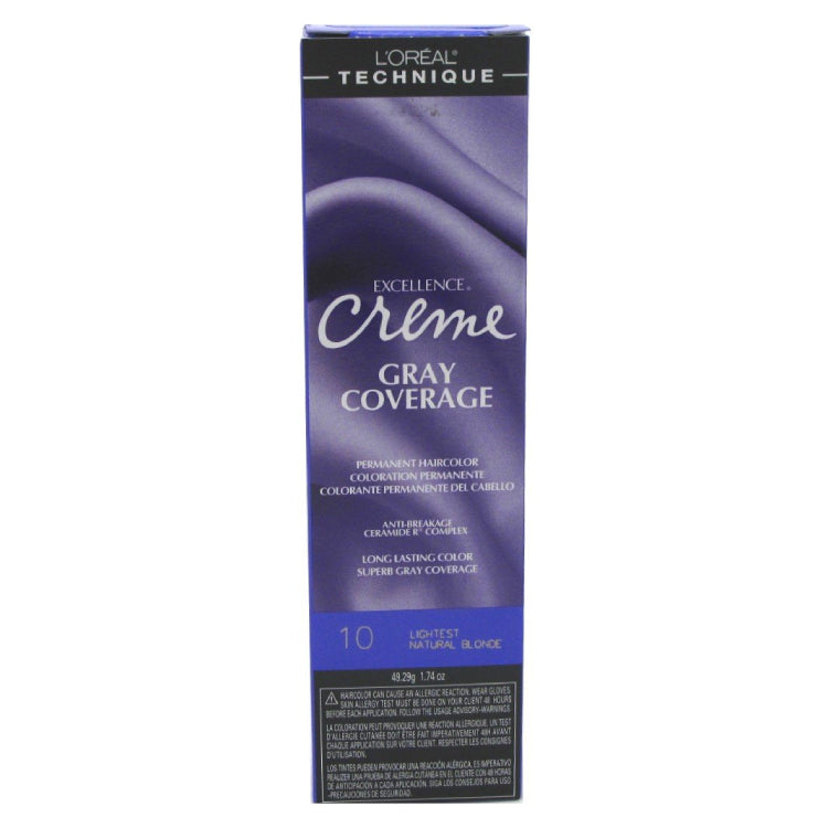 Loreal Professional Excellence Creme Hair ColorHair ColorLOREALColor: 10 Lightest Natural Blonde