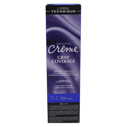 Loreal Professional Excellence Creme Hair ColorHair ColorLOREALColor: 5.3 Medium Gold Brown
