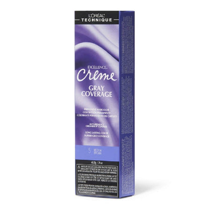 Loreal Professional Excellence Creme Hair ColorHair ColorLOREALColor: 5 Medium Brown