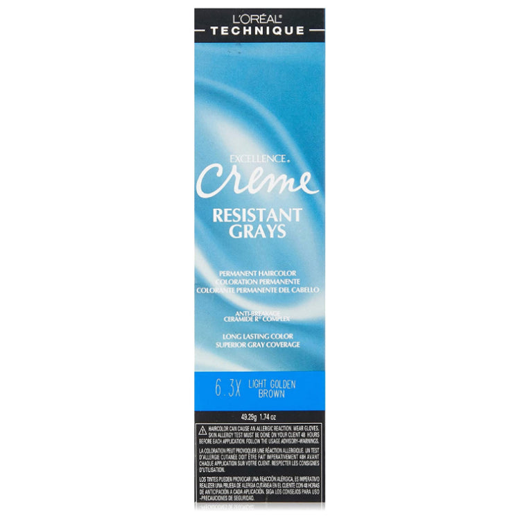 Loreal Professional Excellence Creme Hair ColorHair ColorLOREALColor: 6.3X Light Golden Brown