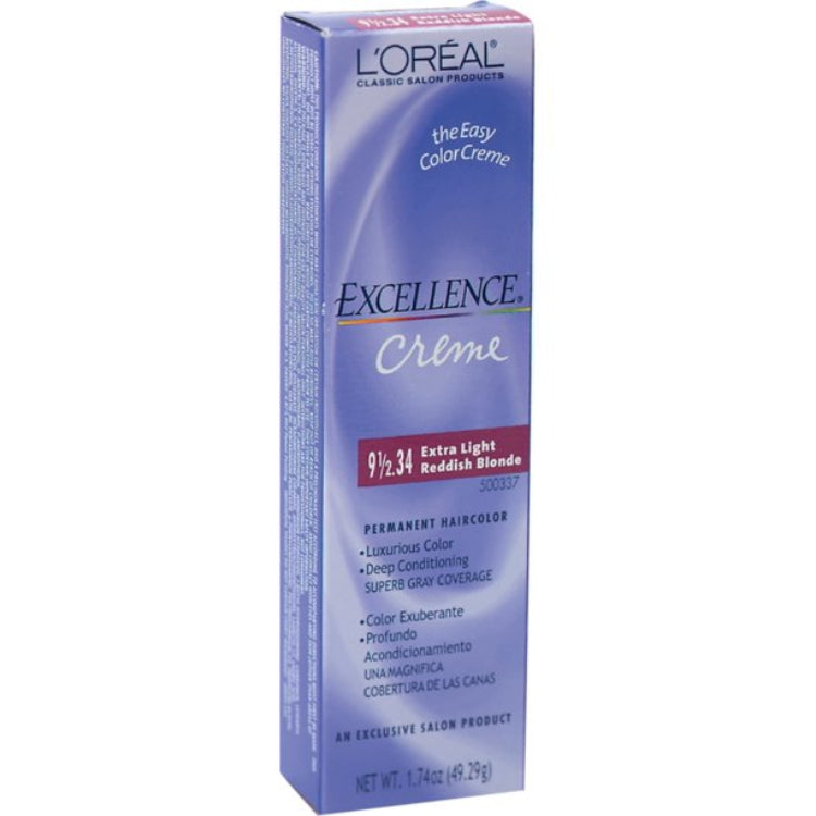 Loreal Professional Excellence Creme Hair ColorHair ColorLOREALColor: 9 1/2.34X Light Red Blonde