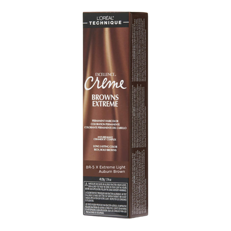 Loreal Professional Excellence Creme Hair ColorHair ColorLOREALColor: BR-5 X Extreme Light Auburn Brown