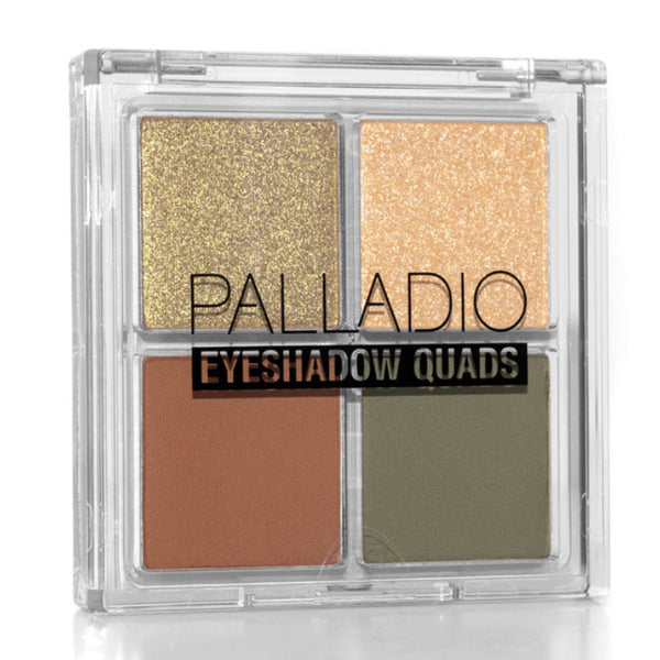 Palladio Eyeshadow Quad Spellbound – 5 G, Matt & Glitzer, Hochpigmentiert, Perfekt Für Den Alltag