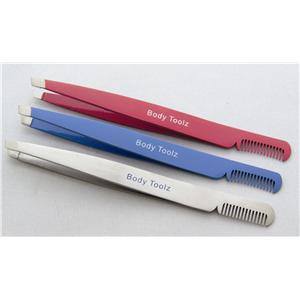 BODY TOOLZ COMB-N-TWEEZ-PINKTweezers & Brow ToolsBODY TOOLZ