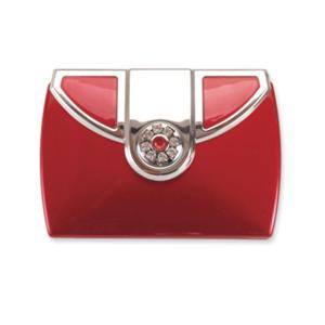 BRANDON MIRROR CRYSTALLIZED SWAROVSKI RUBY 5X RECTANGLE 2.75 IN. RECTANGLMirrorsBRANDON