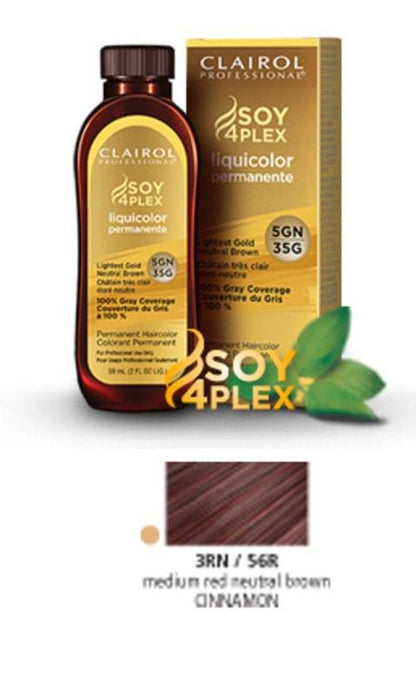 Clairol Soy Liquicolor Permanent Hair ColorHair ColorCLAIROLShade: 3RN/56R Cinnamon