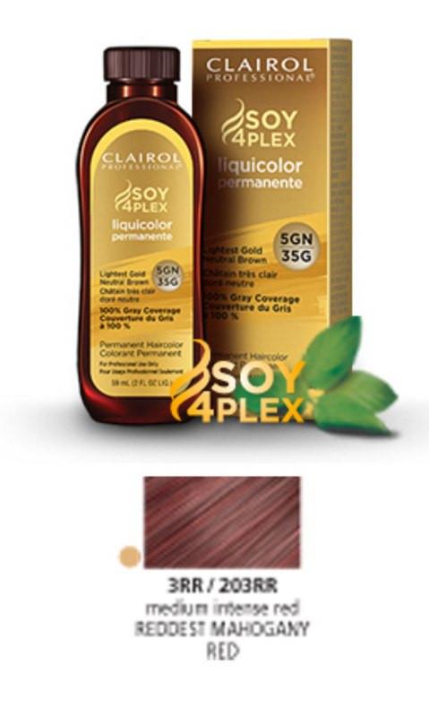 Clairol Soy Liquicolor Permanent Hair ColorHair ColorCLAIROLShade: 3RR/203RR Reddest Mahogany Red