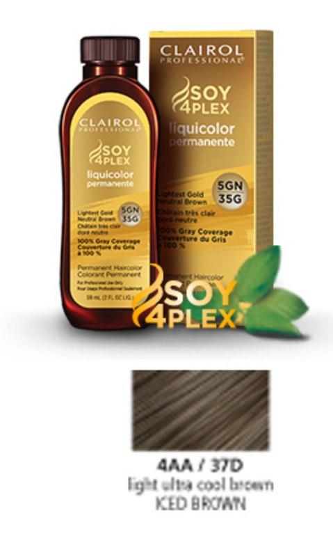 Clairol Soy Liquicolor Permanent Hair ColorHair ColorCLAIROLShade: 4AA/37D Iced Brown