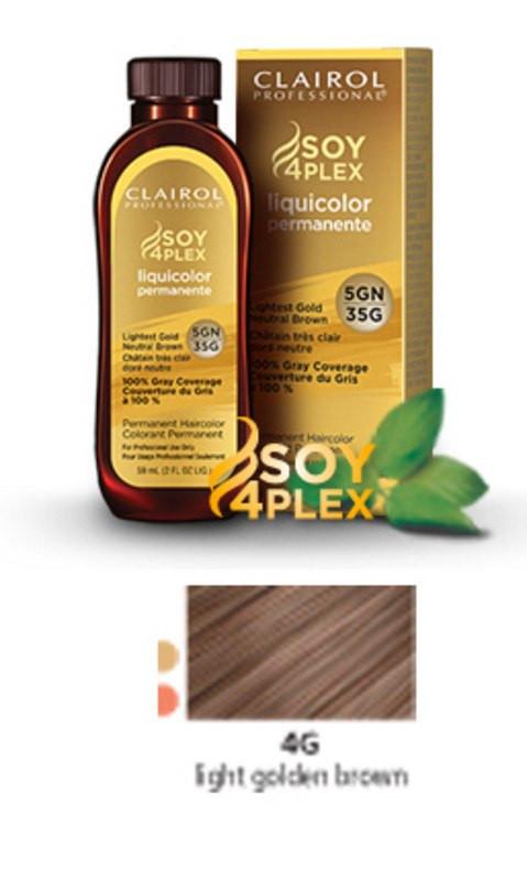 Clairol Soy Liquicolor Permanent Hair ColorHair ColorCLAIROLShade: 4G Light Golden Brown