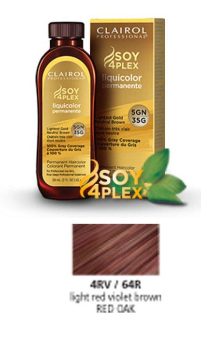 Clairol Soy Liquicolor Permanent Hair ColorHair ColorCLAIROLShade: 4RV/64R Red Oak