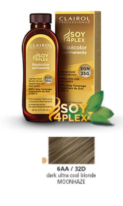 Clairol Soy Liquicolor Permanent Hair ColorHair ColorCLAIROLShade: 6AA/32D Moonhaze