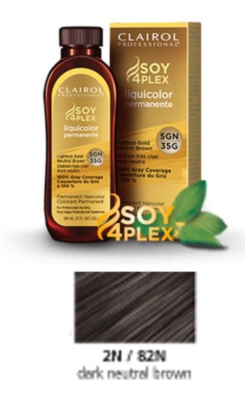 Clairol Soy Liquicolor Permanent Hair ColorHair ColorCLAIROLShade: 2N/82N Dark Neutral Brown