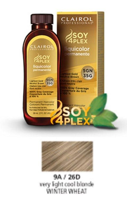 Clairol Soy Liquicolor Permanent Hair ColorHair ColorCLAIROLShade: 9A/26D Very Light Cool Blonde