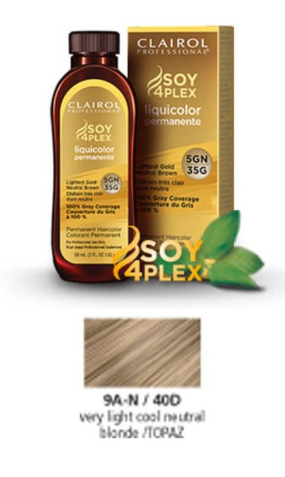 Clairol Soy Liquicolor Permanent Hair ColorHair ColorCLAIROLShade: 9A-N/40D Topaz